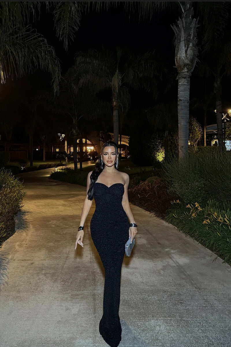 Midnight Glamour Gown Black