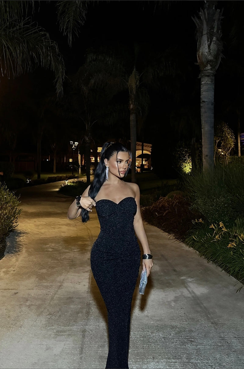 Midnight Glamour Gown Black